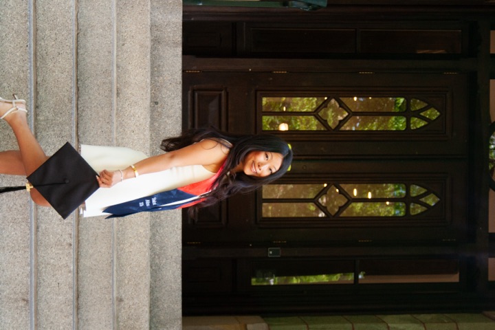 Rebekah Sun on graduation day at Penn